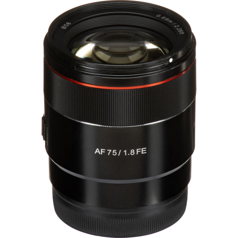 Rokinon 75mm F1.8 AF FE